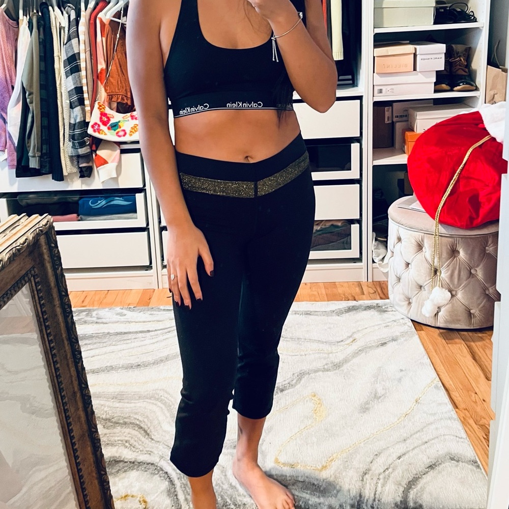 VSX Black Workout Capris